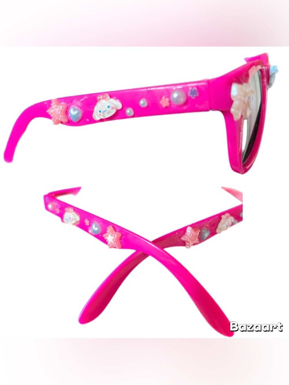 Pink Sunglasses for your lil One. Super Cute Kids Shades Handmade just for them. - Picture 2 of 9